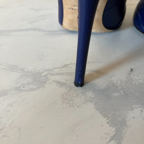 SJP by Sarah Jessica Parker T Strap Heel - Purple Leather 9.5 - Picture 12 of 15